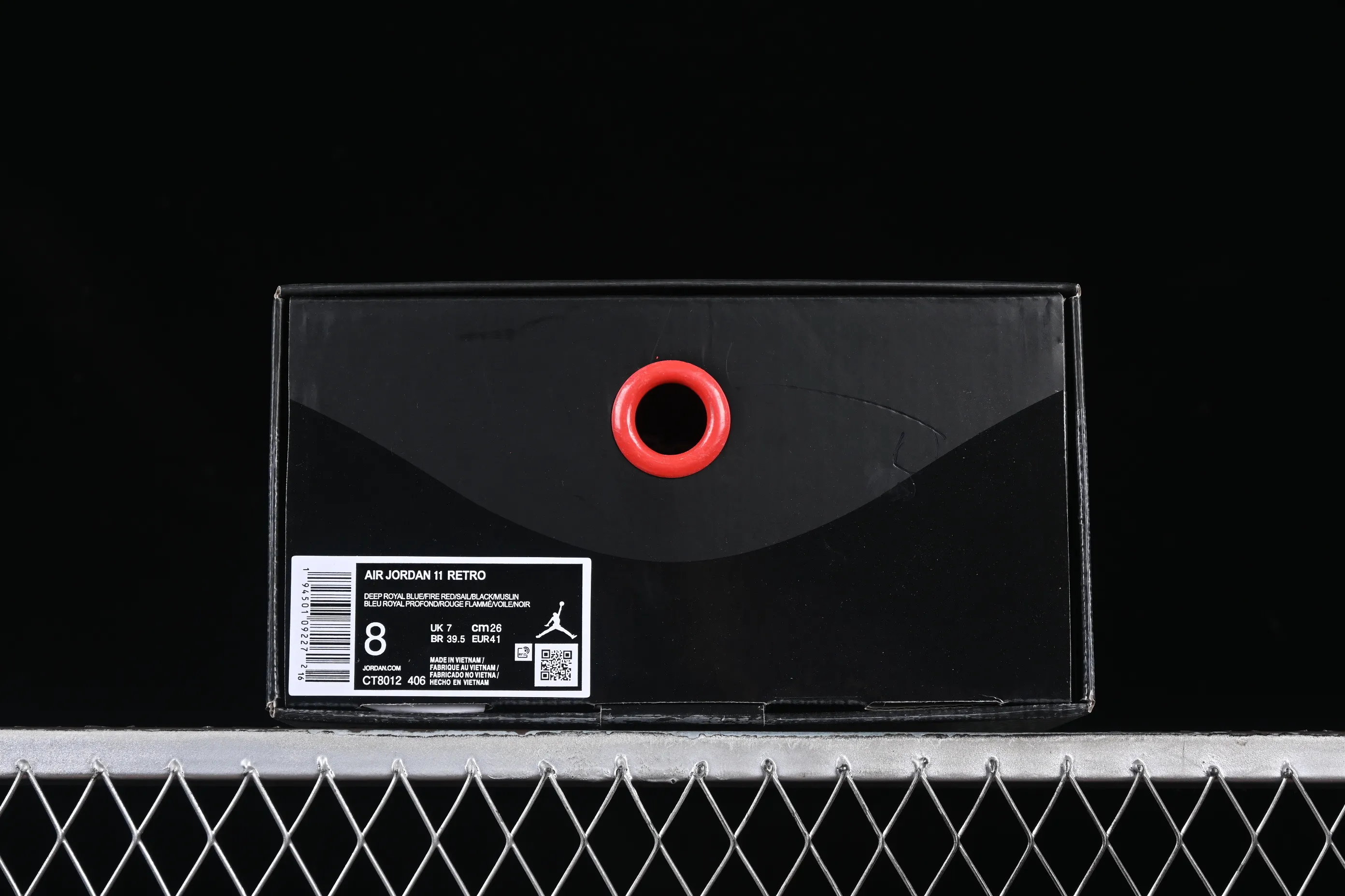All categories Air Jordan Jordan series basketball shoes Air Jordan 11 Air Jordan 11 Retro AJ11 Joe 11 navy blue high-top basketball shoes CT8012-406